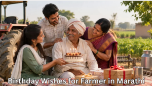 Heart Touching Birthday Wishes for Farmer in Marathi