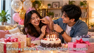Funny Birthday Wishes for Cousin Sister